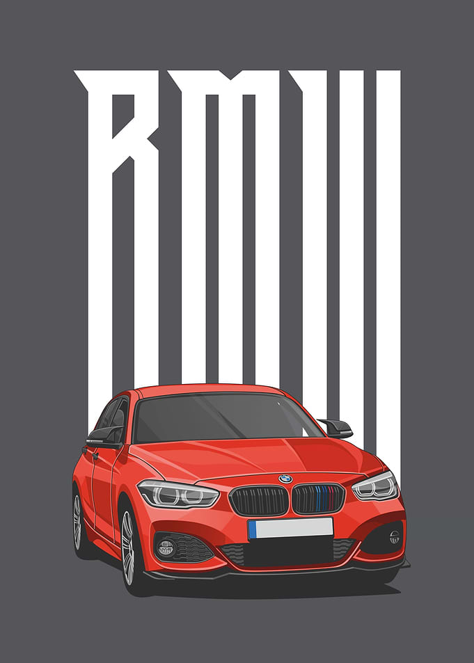 bmw 8 series red