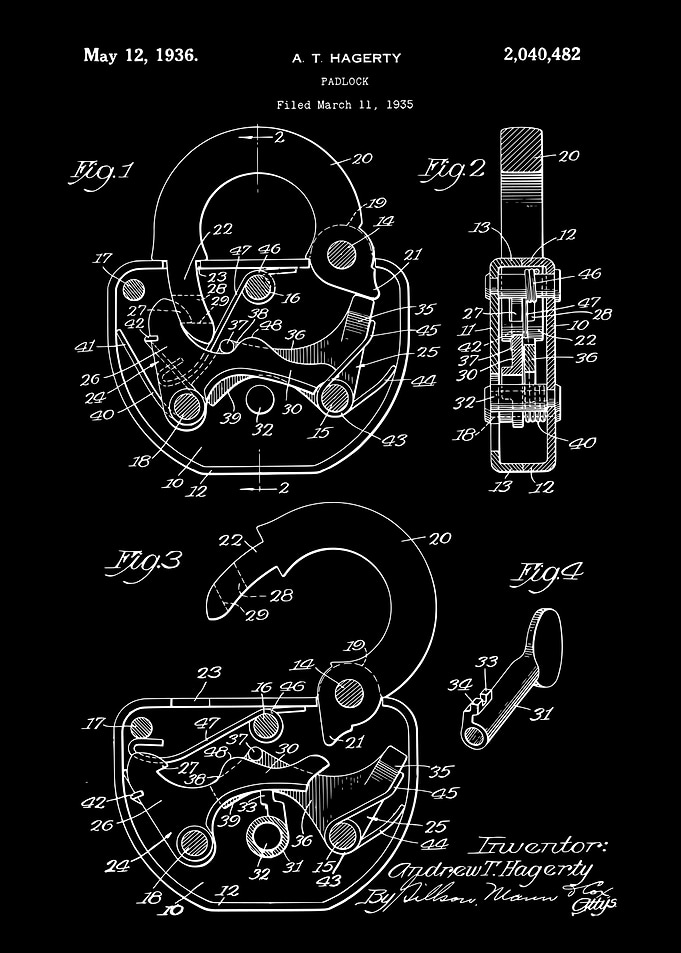 Padlock Patent
