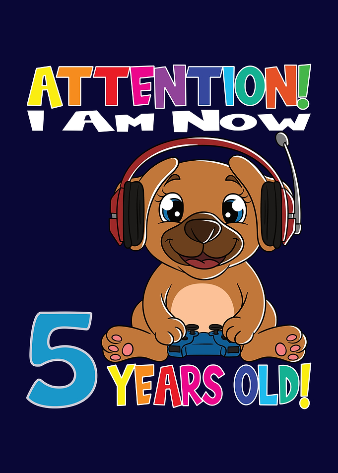 Dog I Am 5 Years Old