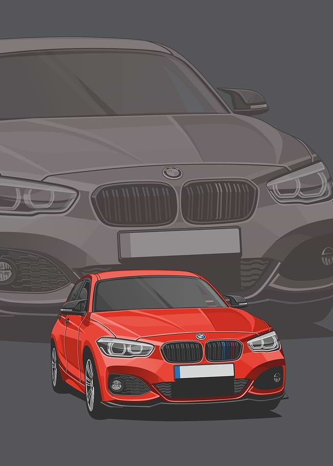 bmw 8 series red