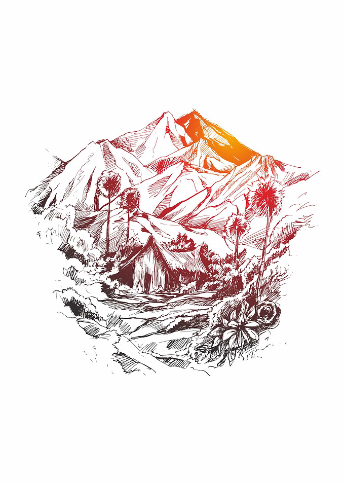 House in mountain