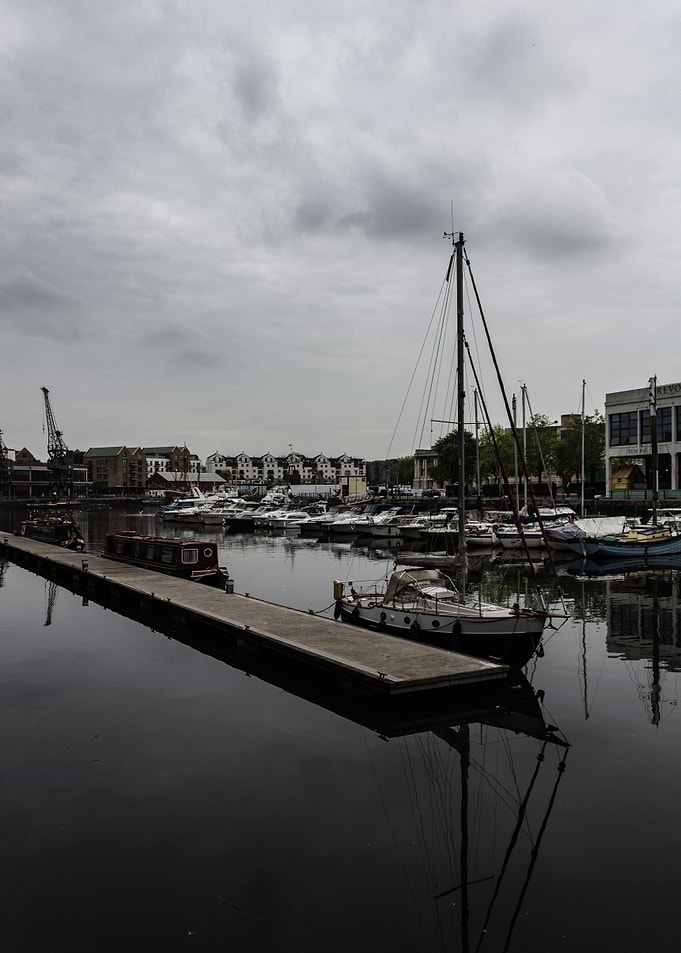 Docked in the harbour
