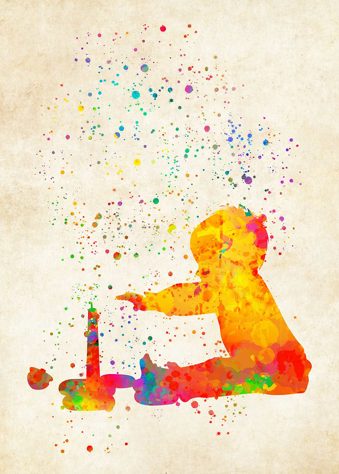 Baby Toy Watercolor