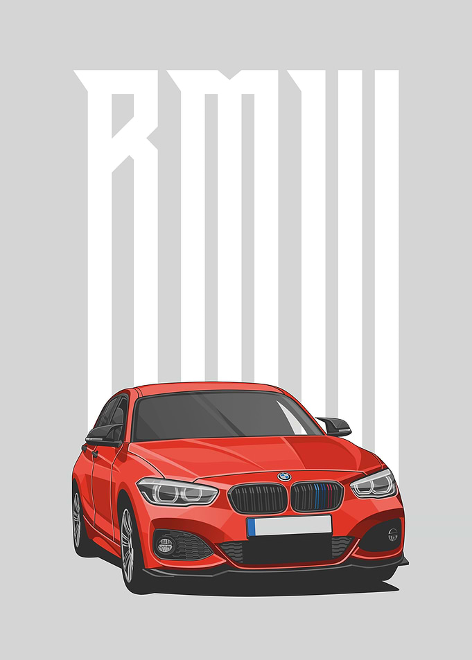 bmw 8 series red