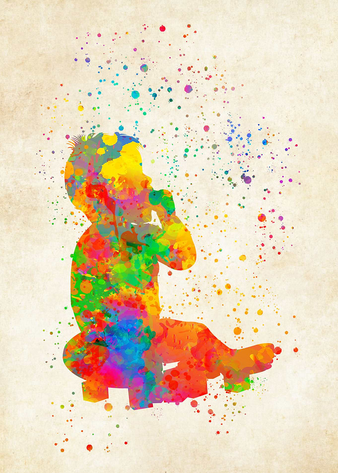 Baby Toy Watercolor