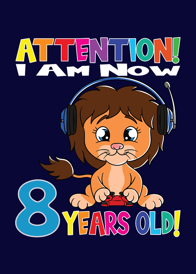 Lion Boy I Am 8 Years Old