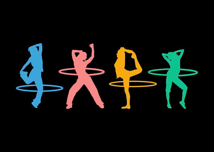 Colorful Hula Hoop