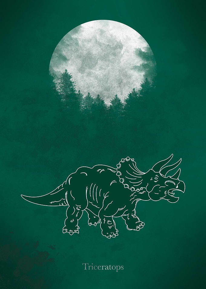 Horn Head Dinosaur