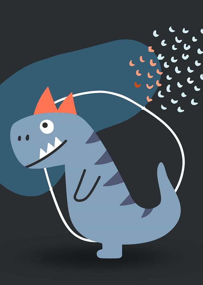 T rex abstract