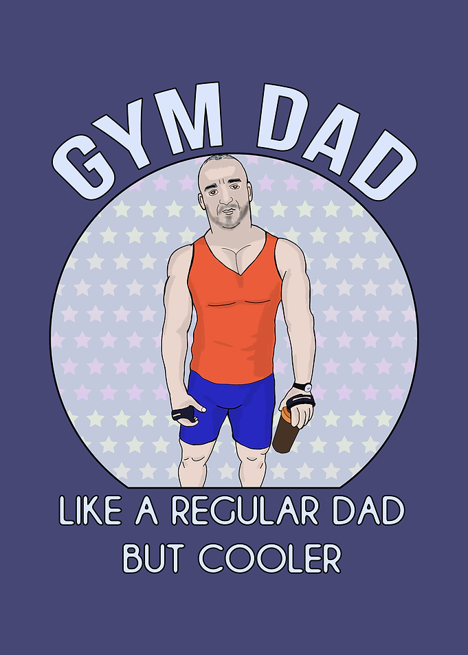 Cooler Gym Dad