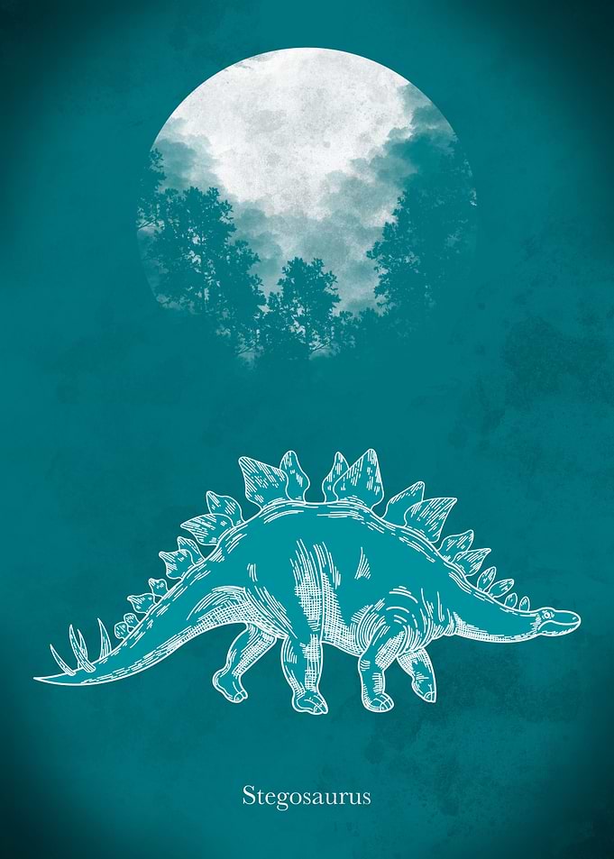 The horn tail dinosaur