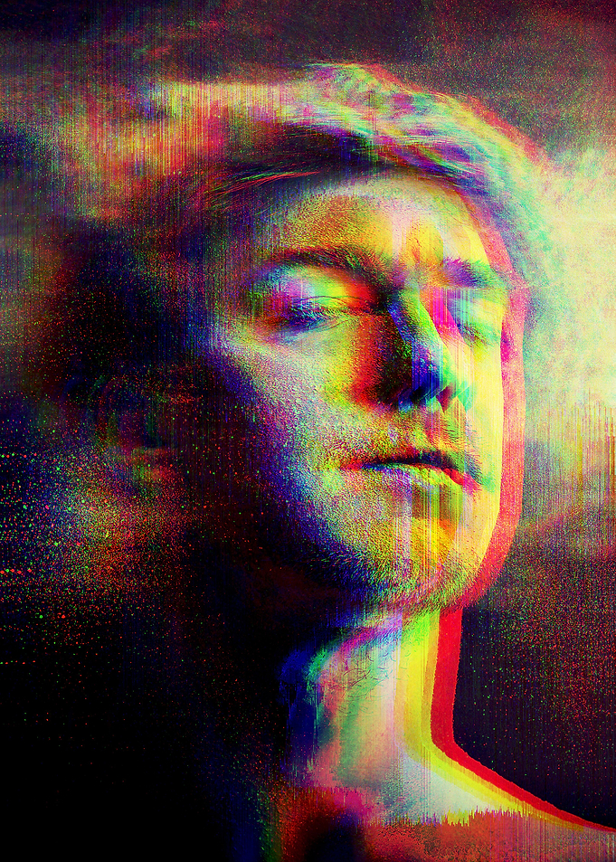 Fading Glitch Print
