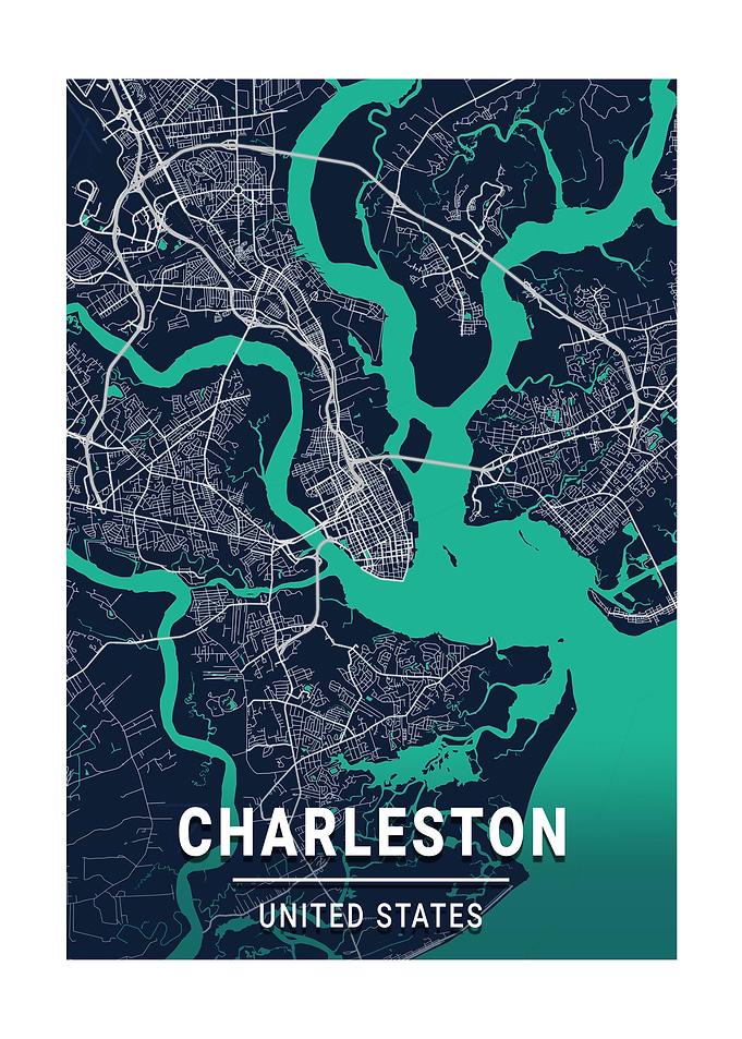 City Map Charleston US