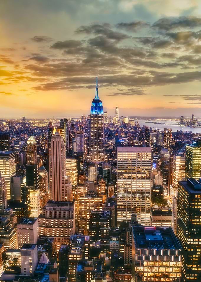 Sunset in New York