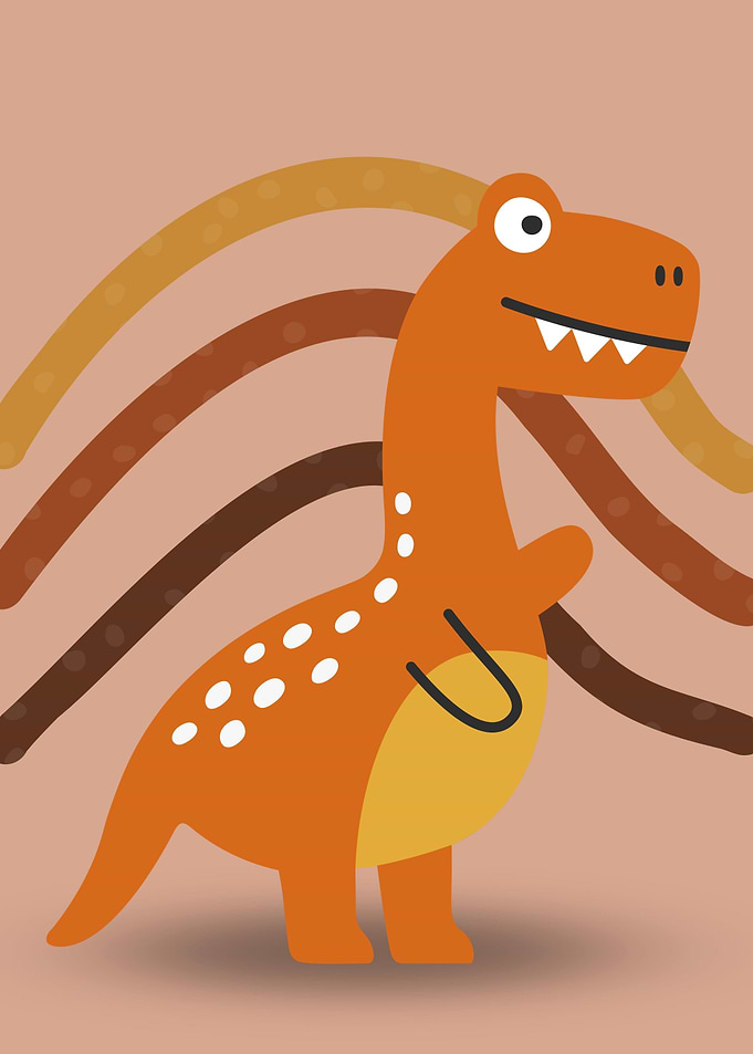 Abstract Dinosaur