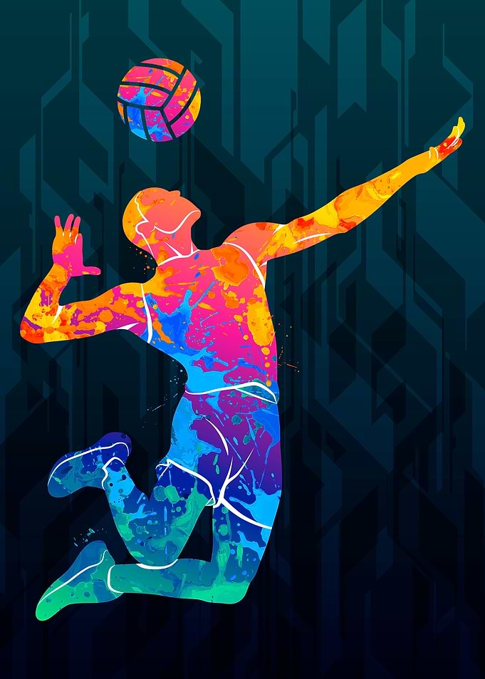 Abstract Volleyball