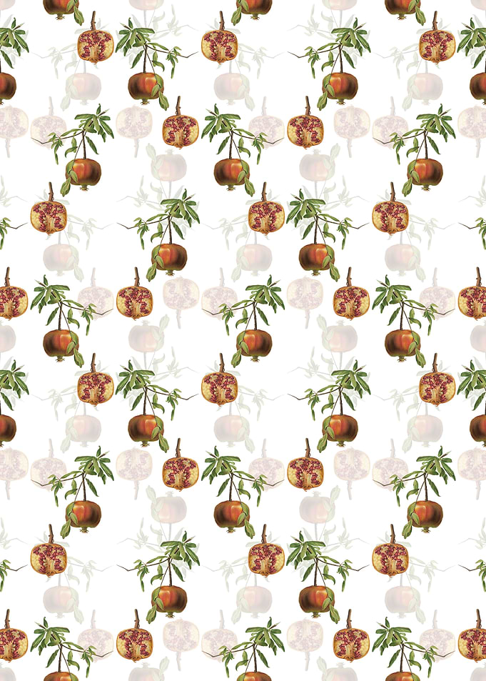 Floral Pomegranate Pattern
