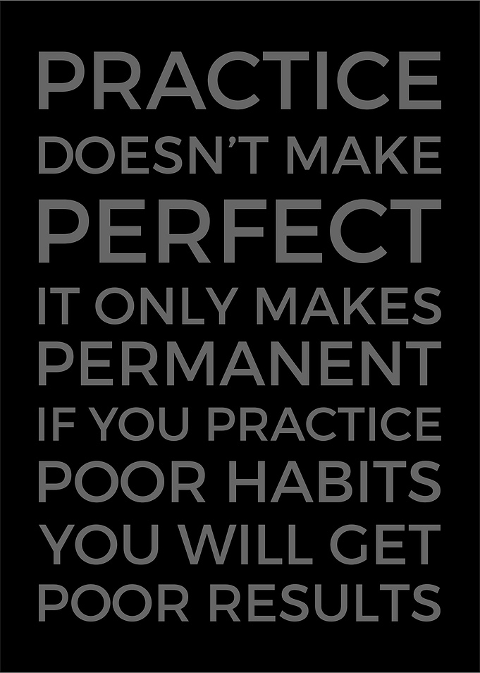 Practice Makes Permanent