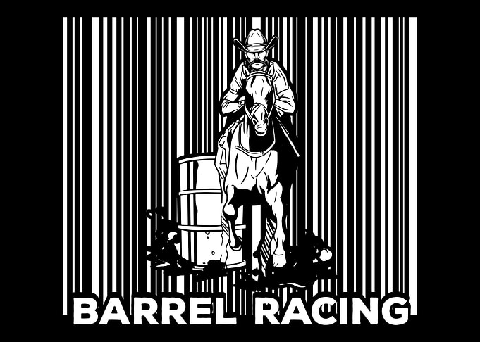 Barrel Racing Show Horse