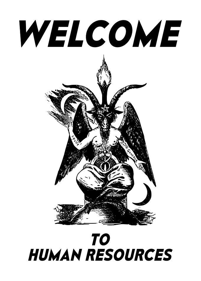 WELCOME HR FUNNY DEVIL