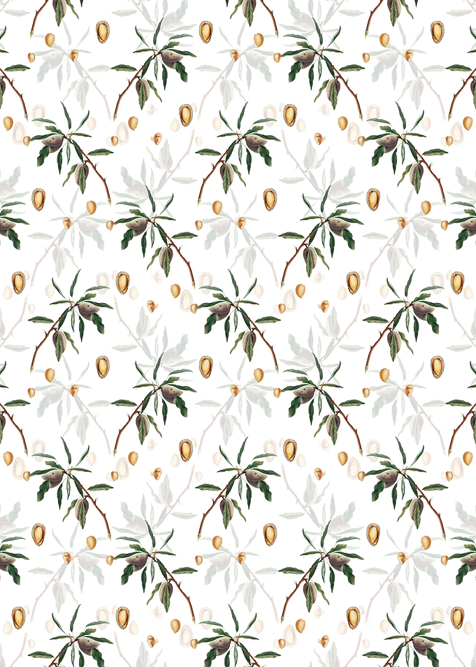Floral Almond Pattern