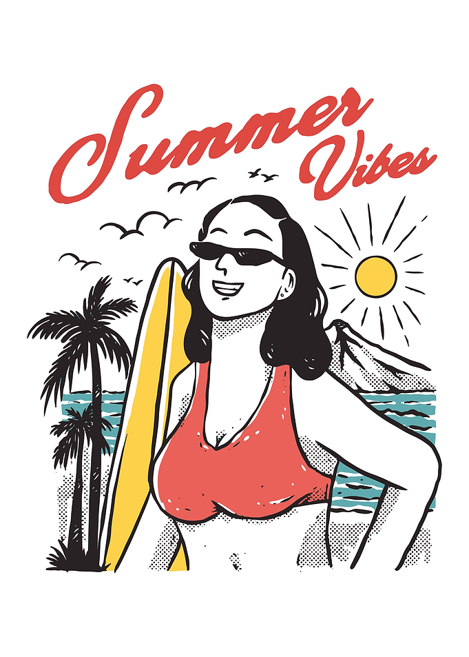 Woman beach