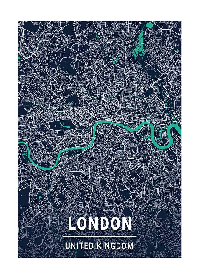 City Map London UK
