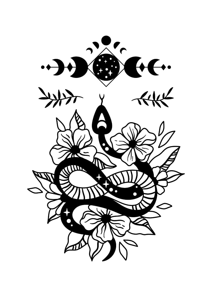 Aesthetic Halloween Snake