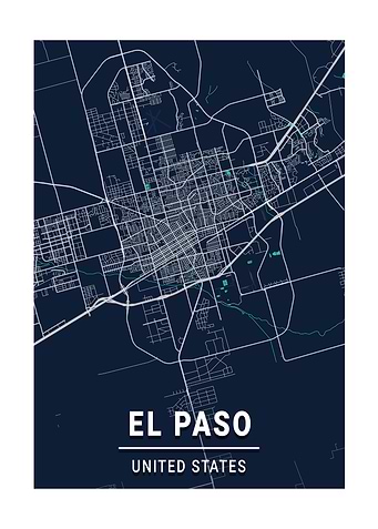 City Map El Paso