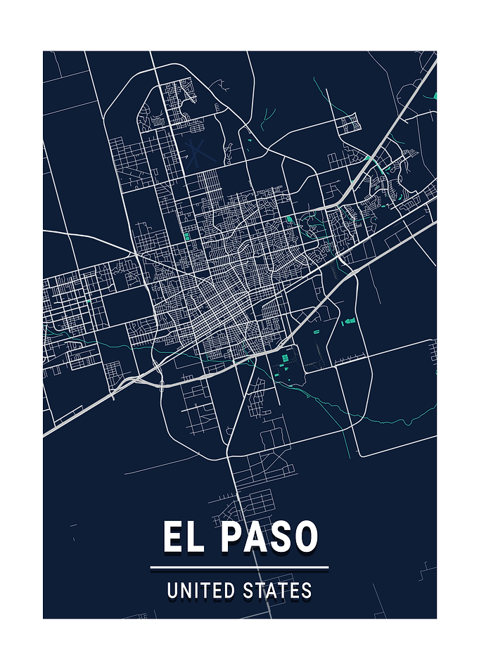 City Map El Paso
