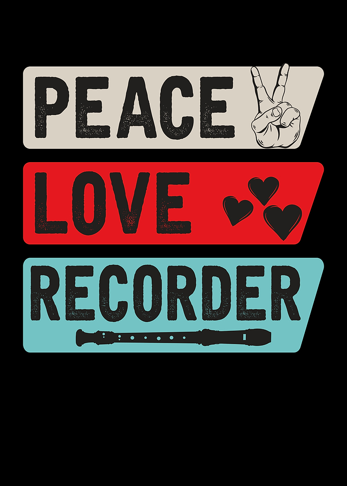 Peace Love Recorder