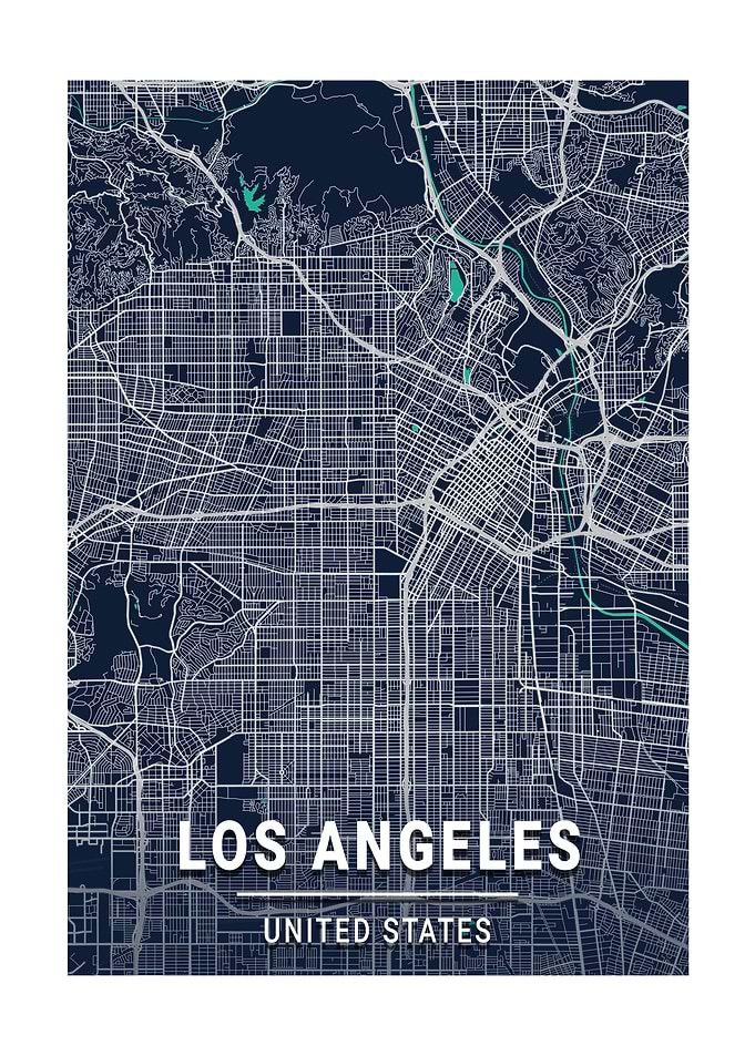 City Map Los Angeles