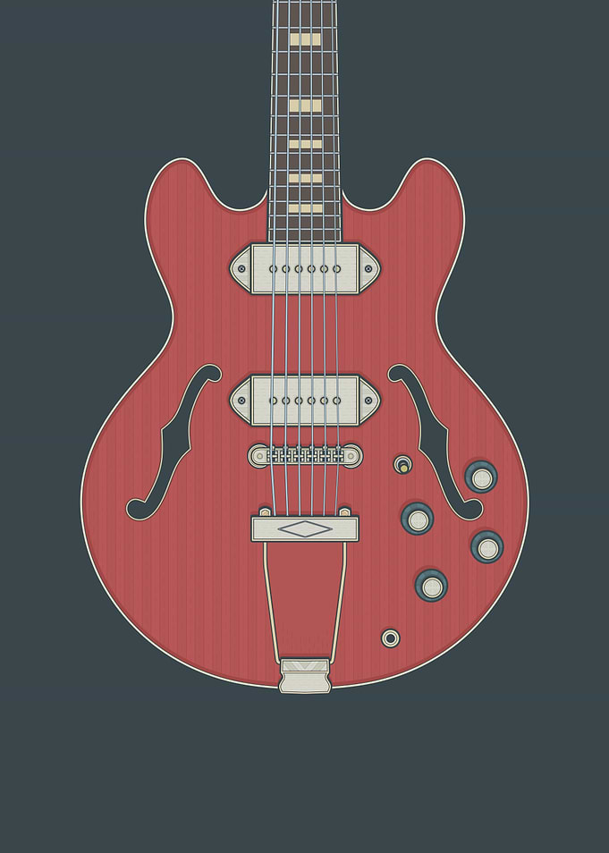 390 Hollow Body Guitar