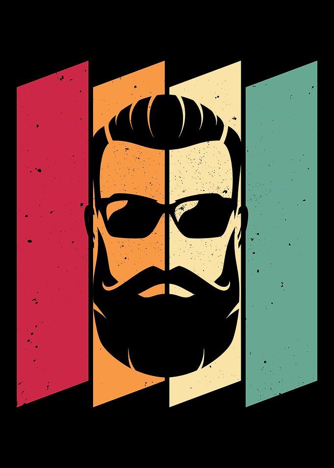 Retro Full Beard