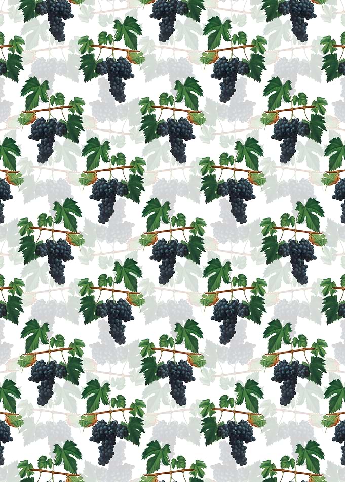Lacrima Grapes Pattern