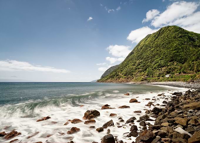 Stone beach