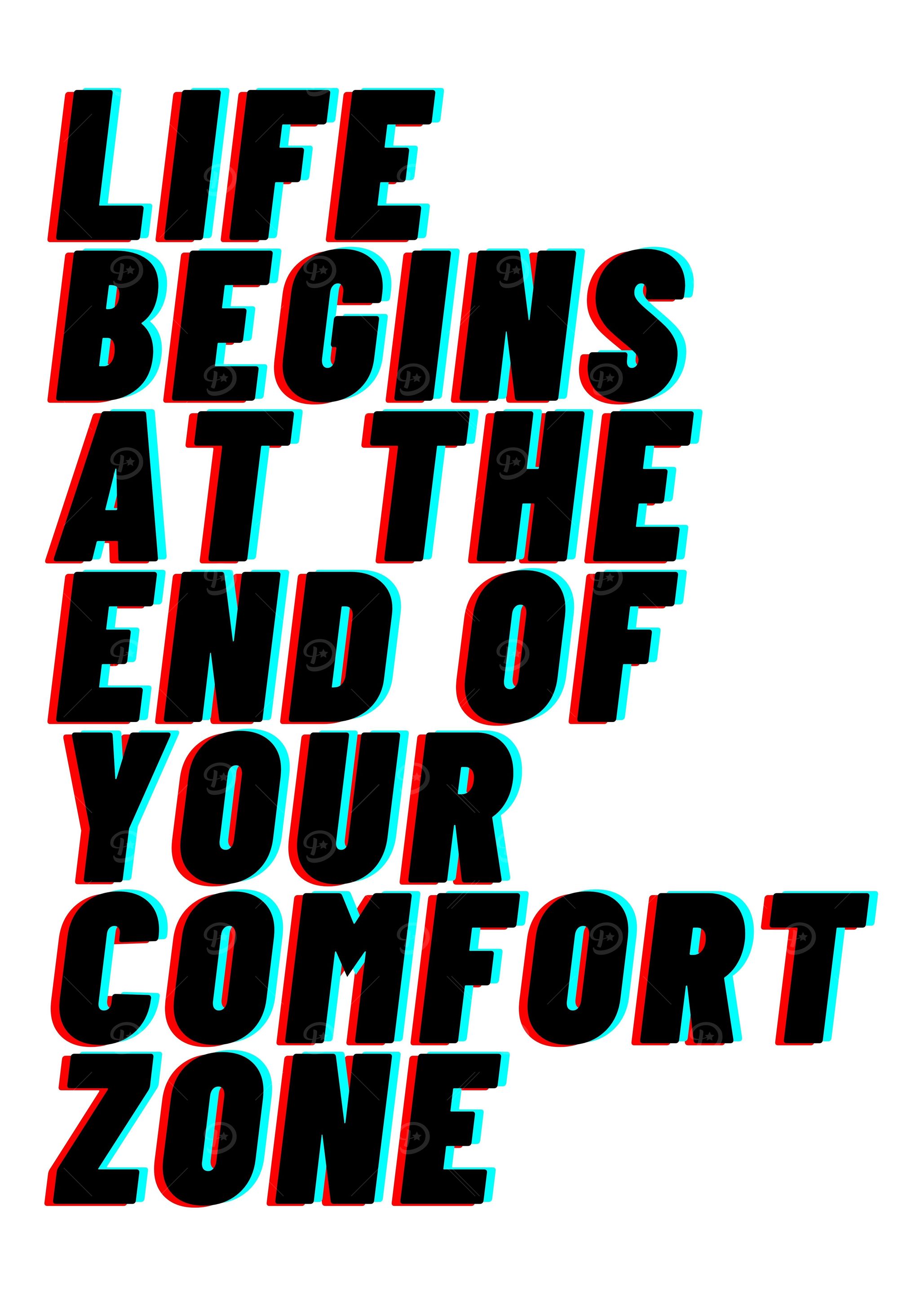 LIFE BEGINS AT THE END OF