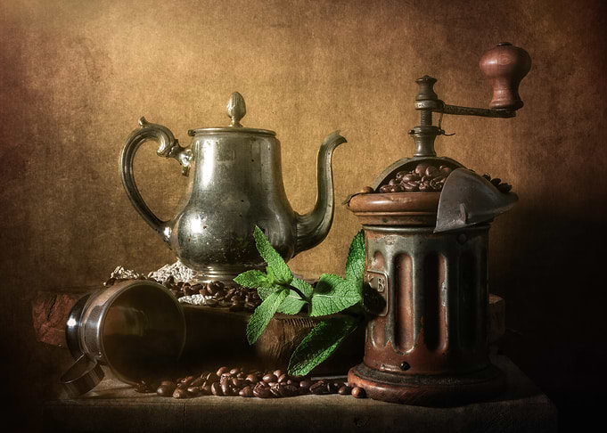 Mint and coffee