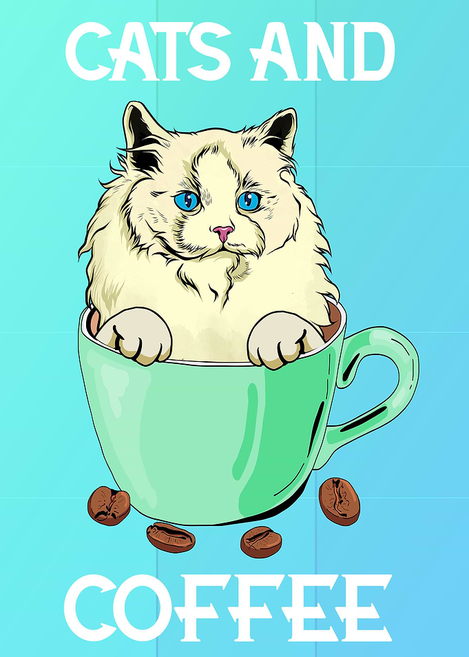 Birman Cat Coffee