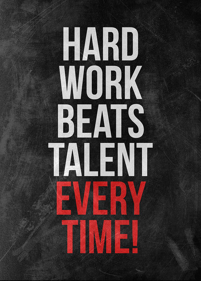 Hard work hustle quote