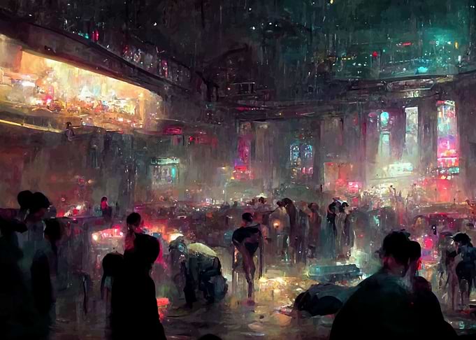 Cyberpunk Abstract