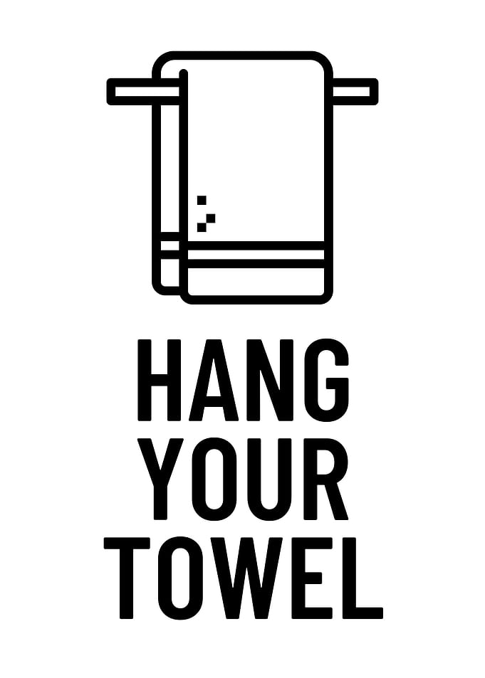 Hang your towel