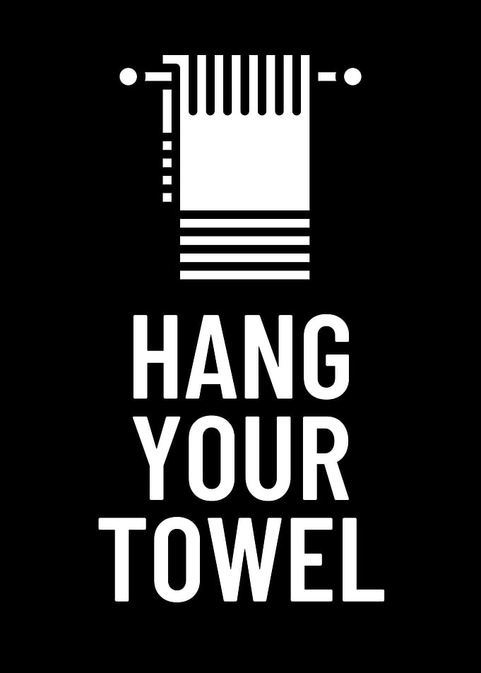 Hang your towel