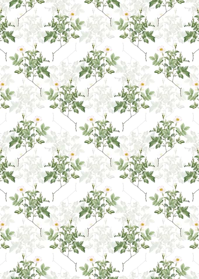 Floral Rosebush Pattern
