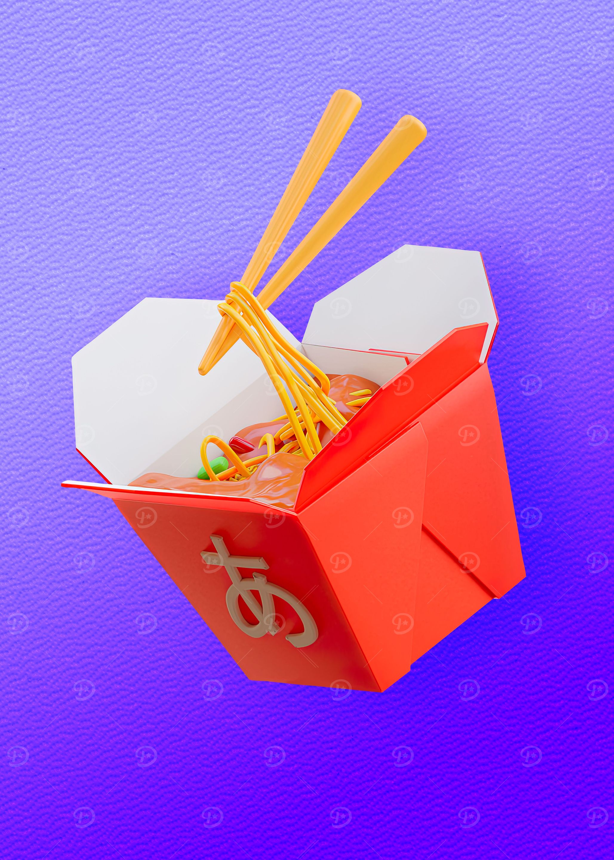 Noodle plastic 3D