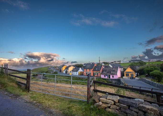 Sunrise over Doolin