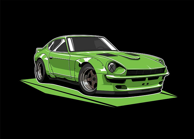 Nissan 240Z Fairlady Green