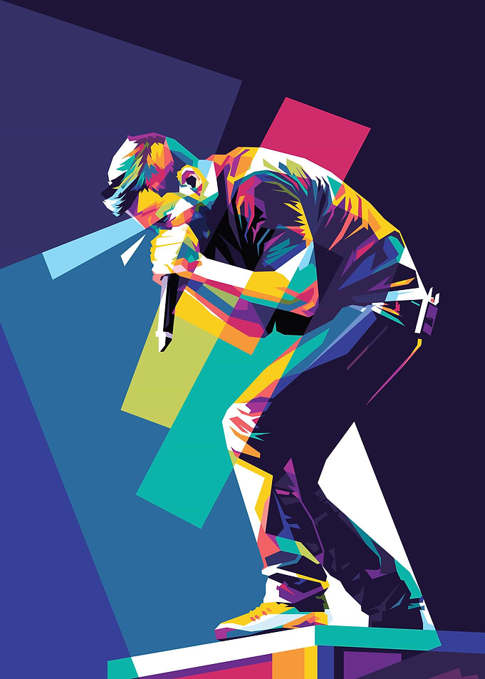 Shinoda WPAP Pop art