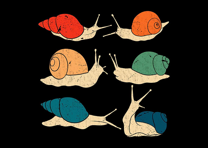 Snail Family Gardening