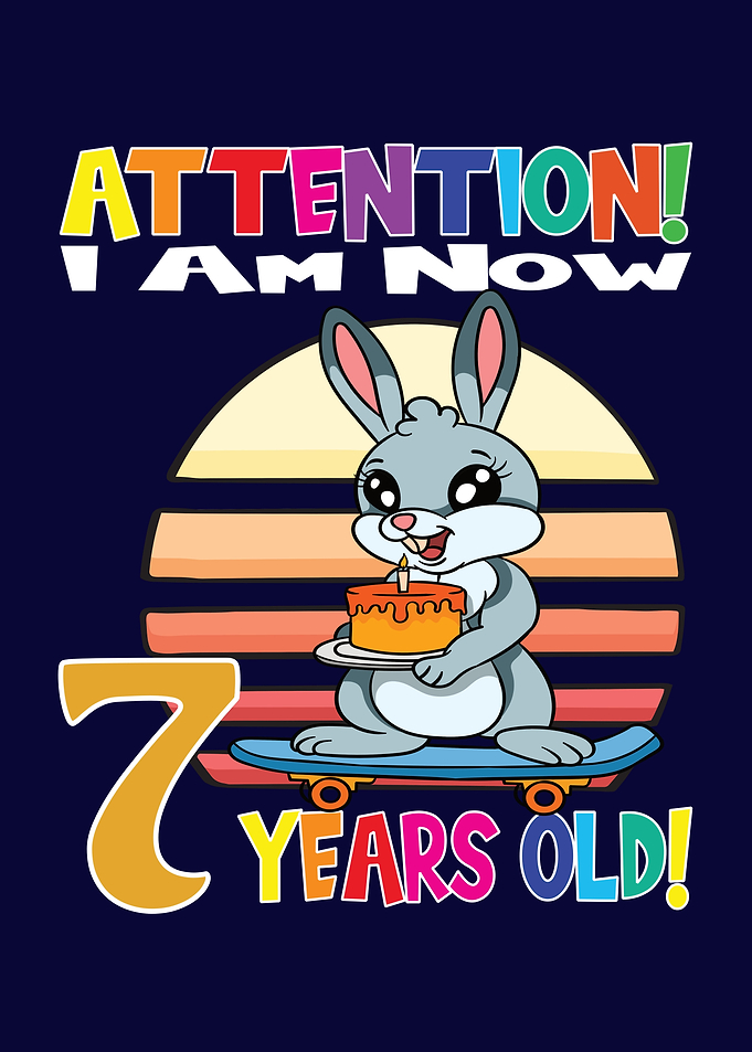Rabbit I Am 7 Years Old